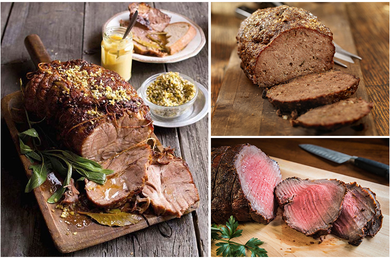 Roastbeef, sekaná, pečené maso